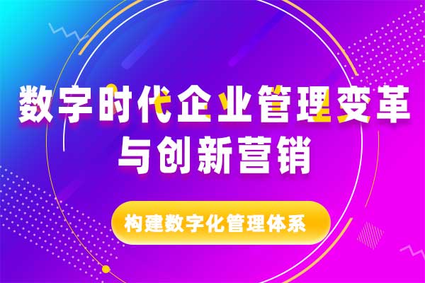 数字时代企业管理变革与创新营销