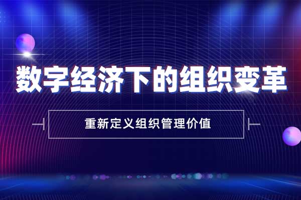 数字经济下的组织变革：重新定义组织管理价