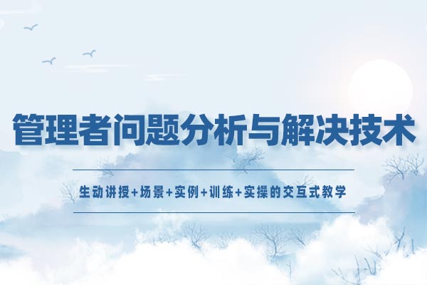 管理者问题分析与解决技术