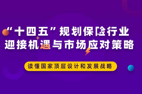 “十四五”规划保险行业迎接机遇与市场应对