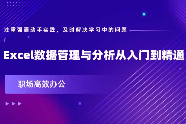 职场高效办公：Excel数据管理与分析从