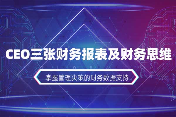 CEO三张财务报表及财务思维