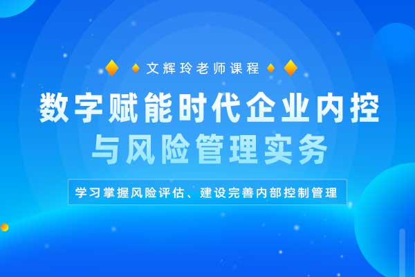 数字赋能时代企业内控与风险管理实务