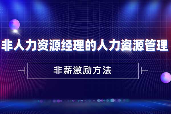 非人力资源经理的人力资源管理