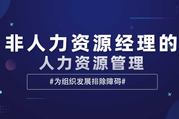 非人力资源经理的人力资源管理