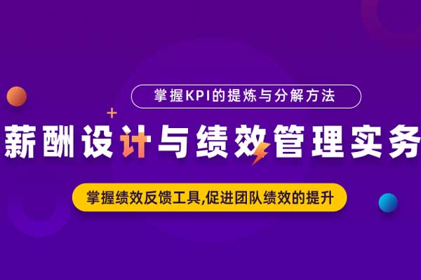 薪酬设计与绩效管理实务