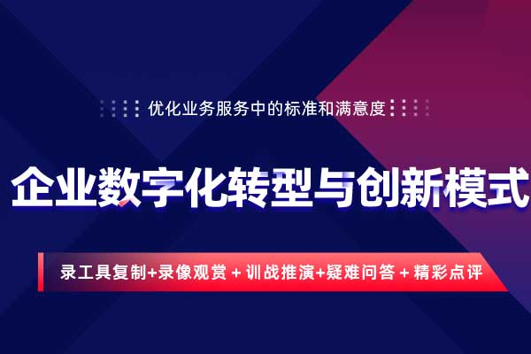 企业数字化转型与创新模式
