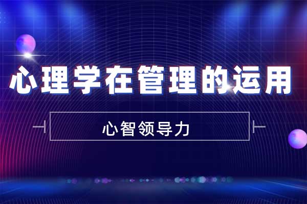 心智领导力—心理学在管理的运用