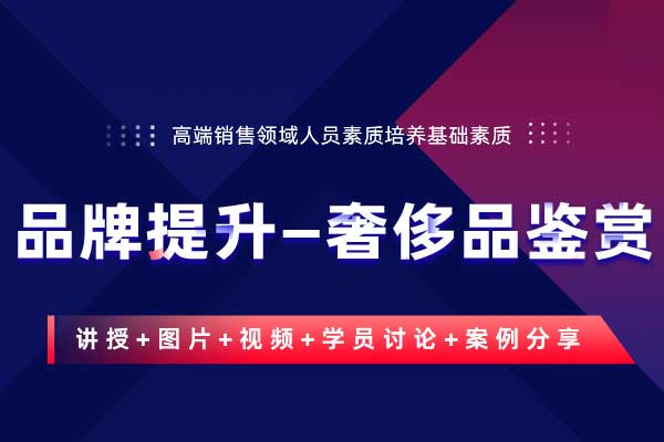 品牌提升—奢侈品鉴赏