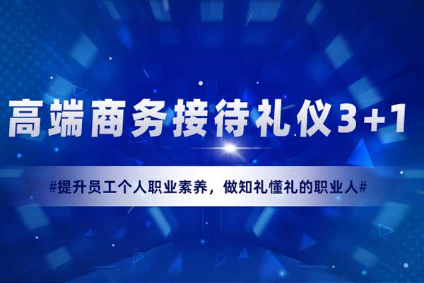高端商务接待礼仪3+1