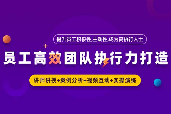 员工高效团队执行力打造
